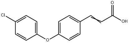 JR-8530, (E)-3-(4-(4-Chlorophenoxy)phenyl)acrylic acid, 97%,74649-66-4,结构式