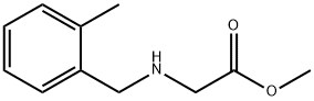 Glycine, N-[(2-methylphenyl)methyl]-, methyl ester Structure