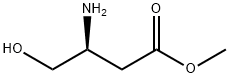 Butanoic acid, 3-amino-4-hydroxy-, methyl ester, (3S)-,747406-87-7,结构式