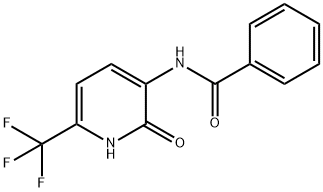 N-(2-oxo-6-(trifluoromethyl)-1,2-dihydropyridin-3-yl)benzamide,748784-98-7,结构式