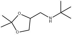 1,3-Dioxolane-4-methanamine, N-(1,1-dimethylethyl)-2,2-dimethyl-,74924-01-9,结构式