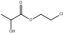 2-chloroethyl 2-hydroxypropanoate Structure