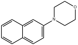 Morpholine, 4-(2-naphthalenyl)- Structure