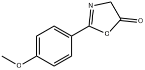 5(4H)-Oxazolone, 2-(4-methoxyphenyl)- 化学構造式