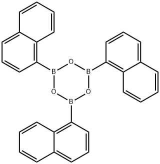Boroxin, 2,4,6-tri-1-naphthalenyl- 化学構造式