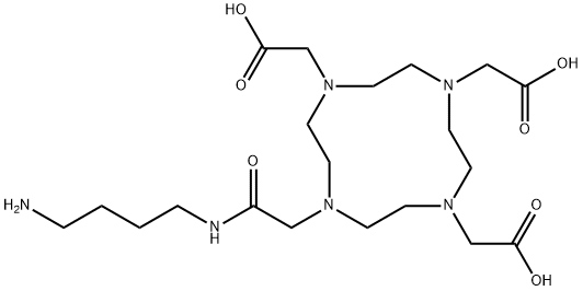 4-Aminobutyl-DOTA Structure