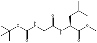 L-Leucine, N-[(1,1-dimethylethoxy)carbonyl]glycyl-, methyl ester