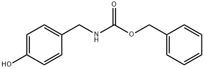 Carbamic acid, N-[(4-hydroxyphenyl)methyl]-, phenylmethyl ester 化学構造式