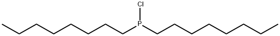 Phosphinous chloride, dioctyl- Struktur