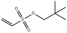 Ethenesulfonic acid, 2,2-dimethylpropyl ester Structure