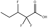 2,2,3-三氟戊酸,756-34-3,结构式