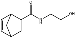 N-(2-hydroxyethyl)bicyclo[2.2.1]hept-5-ene-2-carboxamide Structure