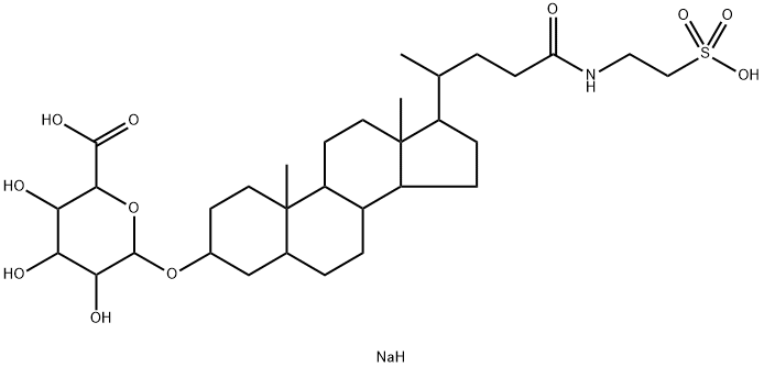 Taurolithocholic Acid 3-O-Glucuronide Sulfate Disodium Salt Structure