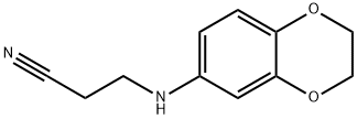 3-((2,3-二氢苯并[B][1,4]二噁英-6-基)氨基)丙腈,757192-66-8,结构式