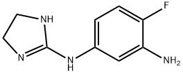 N1-(4,5-二氢-1H-咪唑-2-基)-4-氟苯-1,3-二胺,75849-41-1,结构式