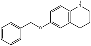 Quinoline, 1,2,3,4-tetrahydro-6-(phenylmethoxy)- Structure