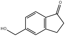 1H-Inden-1-one, 2,3-dihydro-5-(hydroxymethyl)- Struktur