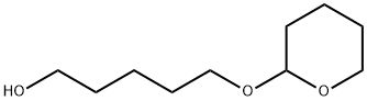 1-Pentanol, 5-[(tetrahydro-2H-pyran-2-yl)oxy]- 化学構造式