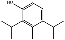 Phenol, 3-methyl-2,4-bis(1-methylethyl)- Structure