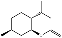 Cyclohexane, 2-(ethenyloxy)-4-methyl-1-(1-methylethyl)-, (1R,2S,4S)- Struktur
