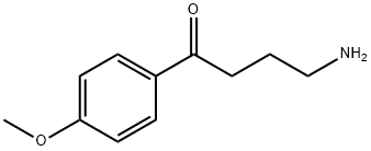 1-Butanone, 4-amino-1-(4-methoxyphenyl)- 结构式