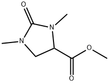 4-Imidazolidinecarboxylic acid, 1,3-dimethyl-2-oxo-, methyl ester Structure