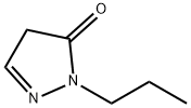 3H-Pyrazol-3-one, 2,4-dihydro-2-propyl- Structure