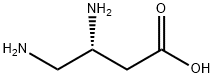 Butanoic acid, 3,4-diamino-, (3R)- Structure