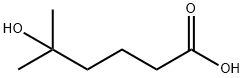 Hexanoic acid, 5-hydroxy-5-methyl- Struktur