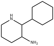 3-Piperidinamine, 2-cyclohexyl- Structure