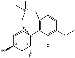 6H-Benzofuro[3a,3,2-ef][2]benzazepinium, 4a,5,9,10,11,12-hexahydro-6-hydroxy-3-methoxy-11,11-dimethyl-, (4aS,6R,8aS)-,765835-51-6,结构式