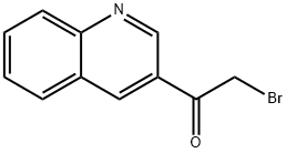 Ethanone, 2-bromo-1-(3-quinolinyl)- Structure