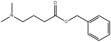 Butanoic acid, 4-(dimethylamino)-, phenylmethyl ester Struktur