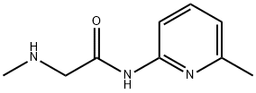 Acetamide, 2-(methylamino)-N-(6-methyl-2-pyridinyl)- Structure