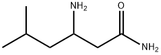 Hexanamide, 3-amino-5-methyl- Struktur