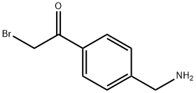 Ethanone, 1-[4-(aminomethyl)phenyl]-2-bromo- Structure