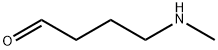 Butanal, 4-(methylamino)- Structure