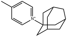 1-(Adamantan-1-yl)-4-methylpyridin-1-ium bromide 化学構造式