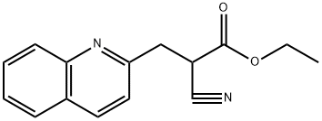 ethyl 2-cyano-3-(quinolin-2-yl)propanoate Structure