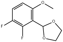 2-(2,3-Difluoro-6-methoxyphenyl)-
1,3-dioxolane Struktur