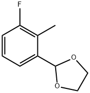 1,3-Dioxolane, 2-(3-fluoro-2-methylphenyl)- 结构式