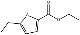 2-Thiophenecarboxylic acid, 5-ethyl-, ethyl ester Structure