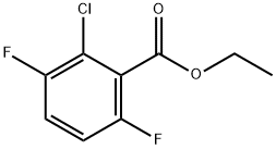 Ethyl 2-chloro-3,6-difluorobenzoater Struktur