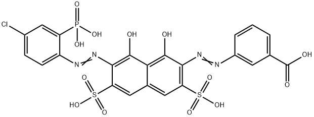 Chlorophosphonazo III Structure
