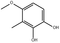 1,2-Benzenediol, 4-methoxy-3-methyl- Struktur