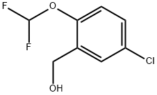 [5-chloro-2-(difluoromethoxy)phenyl]methanol Struktur