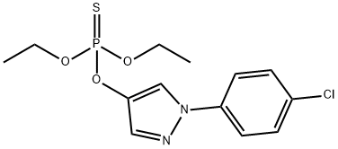 Diethyl[1-(4-chlorophenyl)-pyrazol-4-yl]Phosphorothioate Structure