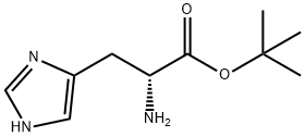 (R)-叔-丁基 2-氨基-3-(1H-咪唑-4-基)丙酯, 777051-62-4, 结构式