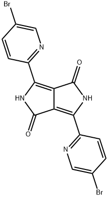 IN1306, 3,6-Bis(5-bromopyridin-2-yl)pyrrolo[3,4-c]pyrrole-1,4(2H,5H)-dione Structure