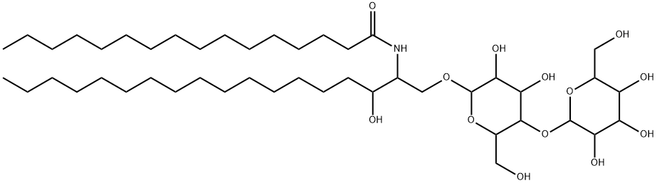 N-PALMITOYL-DL-DIHYDRO-LACTOCEREBROSIDE) Structure